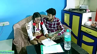 Indian teen partisan hot sex with teacher for pass mark!! Clear hindi audio